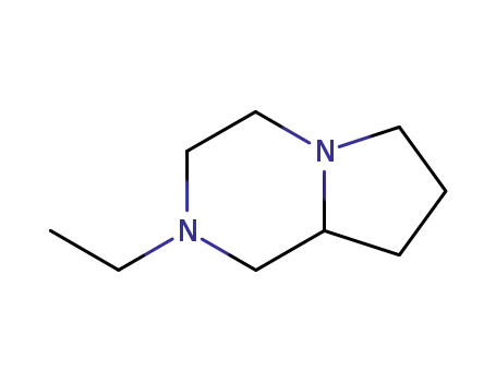 Molecular Structure of 88327-66-6 (Pyrrolo[1,2-a]pyrazine, 2-ethyloctahydro- (9CI))