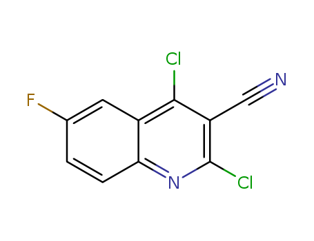 2,4-Dichloro-6-fluoro-3-quinolinecarbonitrile