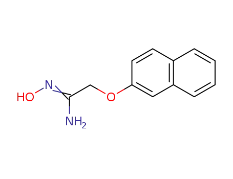 Molecular Structure of 884504-66-9 (1-(HYDROXYIMINO)-2-(2-NAPHTHYLOXY)ETHYLAMINE)
