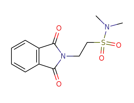 Molecular Structure of 81428-07-1 (2-(1,3-DIOXO-1,3-DIHYDRO-ISOINDOL-2-YL)-ETHANESULFONIC ACID DIMETHYLAMIDE)