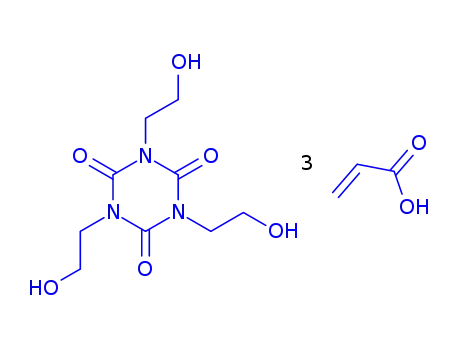 Molecular Structure of 88403-03-6 (mono(Acryloxyethyl) isocyanurate)