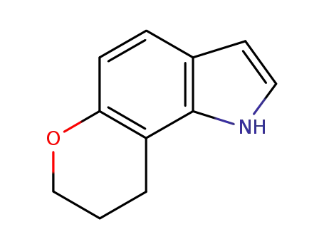 Molecular Structure of 81257-93-4 (1,7,8,9-tetrahydropyrano[2,3-g]indole)
