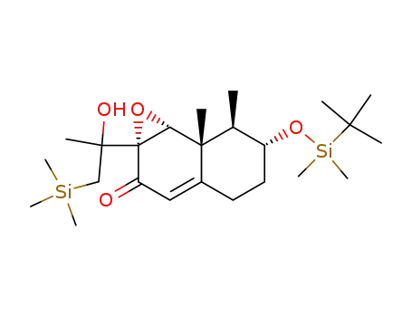 (1aS,6R,7R,7aR,7bR)-6-(tert-Butyl-dimethyl-silanyloxy)-1a-(1-hydroxy-1-methyl-2-trimethylsilanyl-ethyl)-7,7a-dimethyl-4,5,6,7,7a,7b-hexahydro-1aH-1-oxa-cyclopropa[a]naphthalen-2-one