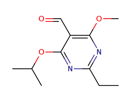 5-Pyrimidinecarboxaldehyde,2-ethyl-4-methoxy-6-(1-methylethoxy)-(9CI)