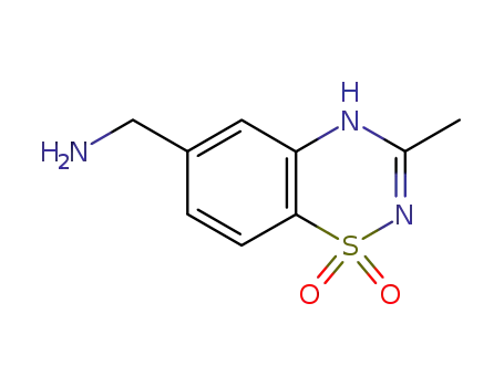 6-(아미노메틸)-3-메틸-1,2,4-벤조티아디아진-1,1-디옥사이드 염산염