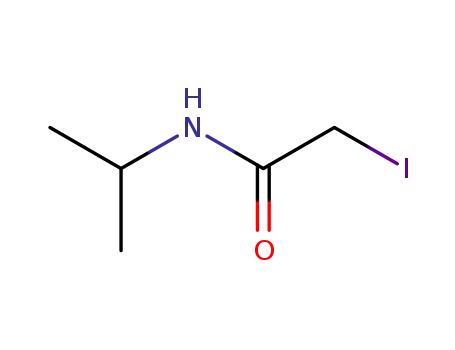 Molecular Structure of 80935-13-3 (N-isopropyliodoacetamide)