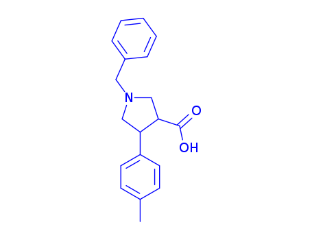 Trans-1-benzyl-4-p-tolylpyrrolidine-3-carboxylic acid