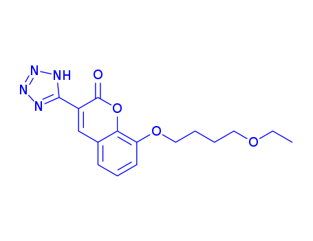 8-(5-Oxaheptyloxy)-3-(1H-tetrazol-5-yl)coumarin