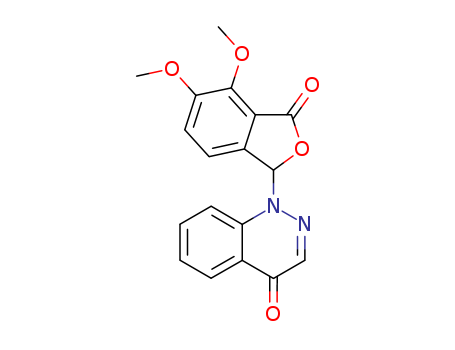 1-(1,3-DIHYDRO-5,6-DIMETHOXY-3-OXOISOBENZOFURAN-1-YL)CINNOLIN-4(1H)-ONE