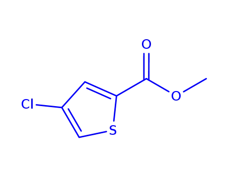 Molecular Structure of 88105-19-5 (Methyl 4-chlorothiophene-2-carboxylate)