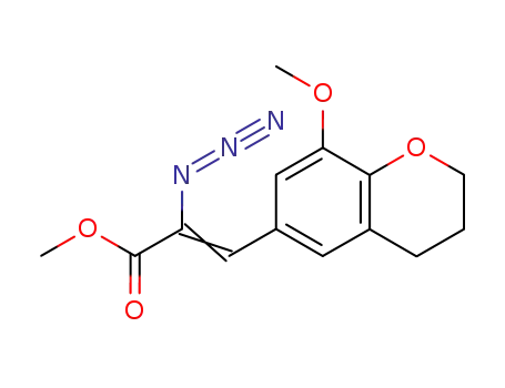 (Z)-2-Azido-3-(8-methoxy-chroman-6-yl)-acrylic acid methyl ester