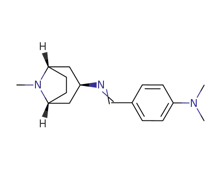 N-methyl-3-α-(4-dimethylaminobenzylideneamino)nortropane
