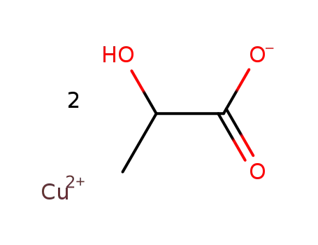 Molecular Structure of 814-81-3 (Cupric lactate.)