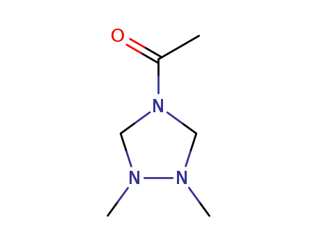 Molecular Structure of 81436-64-8 (1-(1,2-dimethyl-1,2,4-triazolidin-4-yl)ethanone)