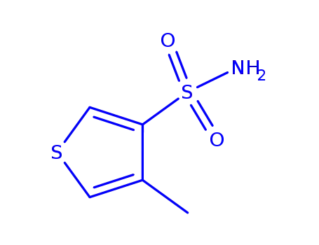 Molecular Structure of 81417-56-3 (3-Thiophenesulfonamide,4-methyl-(9CI))