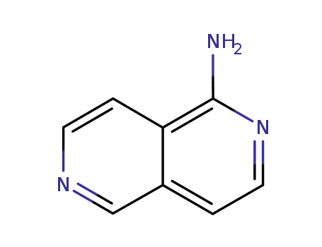 Molecular Structure of 80935-81-5 (2,6-Naphthyridin-1-amine(9CI))