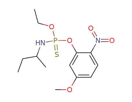 O-ethyl O-(5-methoxy-2-nitrophenyl) butan-2-ylphosphoramidothioate
