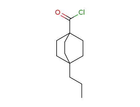 Bicyclo[2.2.2]octane-1-carbonyl chloride, 4-propyl- (9CI)