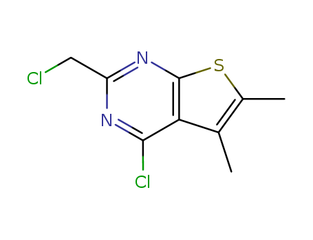 Thieno[2,3-d]pyrimidine,4-chloro-2-(chloromethyl)-5,6-dimethyl-