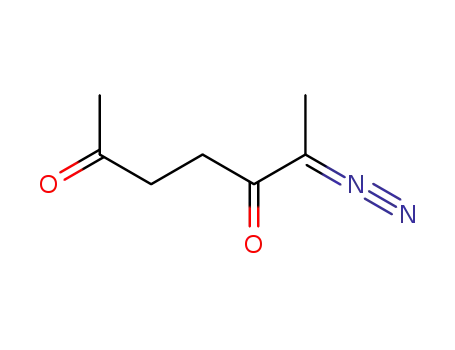 Molecular Structure of 437656-93-4 (2,5-Heptanedione,  6-diazo-)