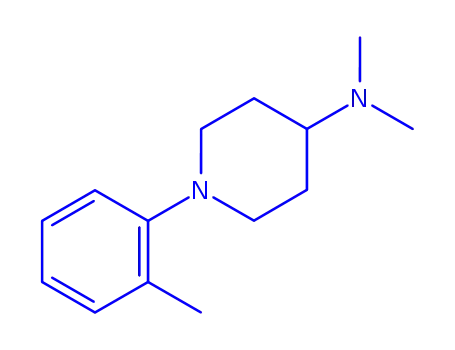 Molecular Structure of 808758-64-7 (Piperidine, 4-dimethylamino-1-o-tolyl- (4CI))