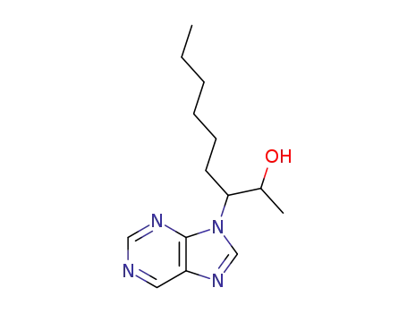 Molecular Structure of 81129-36-4 (9-(2-hydroxy-3-nonyl)purine)