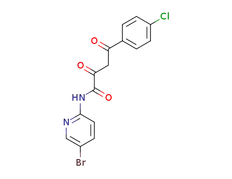 N-(5-브로모-피리딘-2-일)-4-(4-클로로페닐)-
2,4-디옥소-부티라미드
