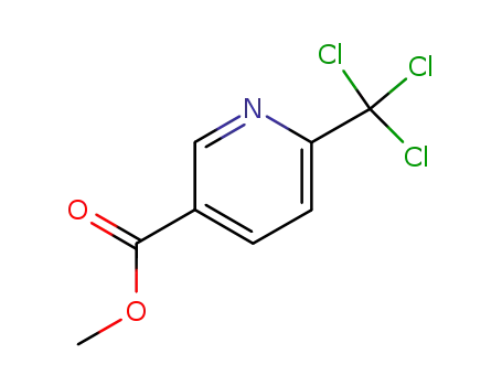 Molecular Structure of 858430-37-2 (6-trichloromethyl-nicotinic acid methyl ester)