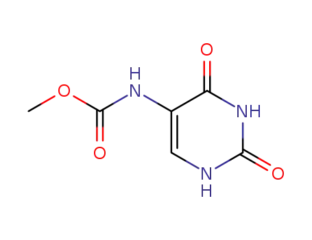 Molecular Structure of 88394-26-7 (methyl (2,4-dioxo-1,2,3,4-tetrahydropyrimidin-5-yl)carbamate)