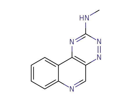 Molecular Structure of 81547-13-9 (N-methyl[1,2,4]triazino[6,5-c]quinolin-2-amine)