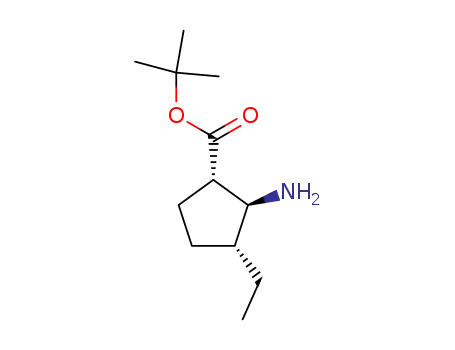 Cyclopentanecarboxylic acid, 2-amino-3-ethyl-, 1,1-dimethylethyl ester, (1S,2S,3R)- (9CI)