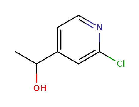 Molecular Structure of 1245644-98-7 (1-(2-Chloropyridin-4-yl)ethanol)