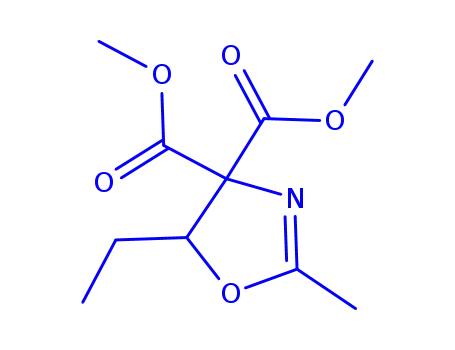 Molecular Structure of 815575-41-8 (4,4(5H)-Oxazoledicarboxylicacid,5-ethyl-2-methyl-,dimethylester(9CI))