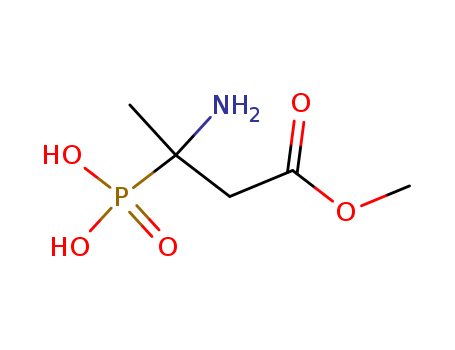 Butanoic acid,3-amino-3-phosphono-, 1-methyl ester