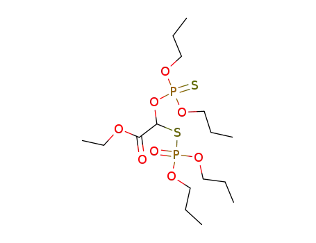 ethyl [(dipropoxyphosphorothioyl)oxy][(dipropoxyphosphoryl)sulfanyl]acetate