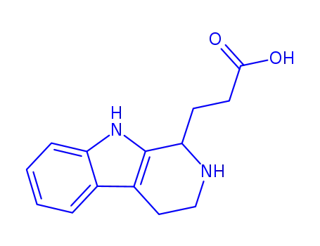 2,3,4,9-Tetrahydro-1H-pyrido(3,4-b)indole-1-propionic acid