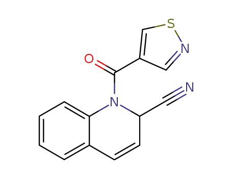 1-(isothiazole-4-carbonyl)-1,2-dihydro-quinoline-2-carbonitrile