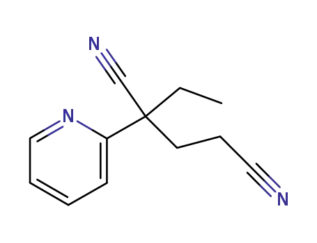 Glutaronitrile, 2-ethyl-2-(2-pyridyl)- (7CI)