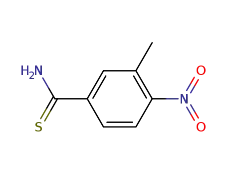 Molecular Structure of 886364-22-3 (3-METHYL-4-NITRO-THIOBENZAMIDE)