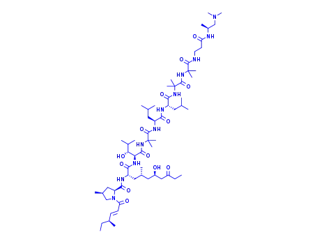 Molecular Structure of 82111-44-2 (Leucinostatin A)