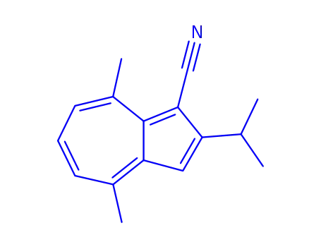 1-Azulenecarbonitrile,2-isopropyl-4,8-dimethyl-(6CI)