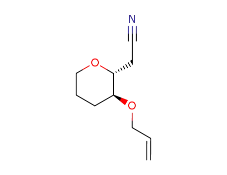(2'R,3'S)-(3'-allyloxytetrahydropyran-2'-yl)acetonitrile