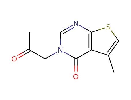 5-methyl-3-(2-oxo-propyl)-3<i>H</i>-thieno[2,3-<i>d</i>]pyrimidin-4-one
