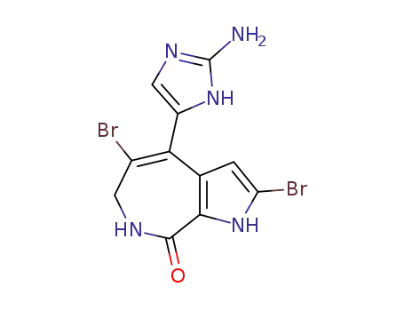 4-(2-Amino-3H-imidazol-4-yl)-2,5-dibromo-6,7-dihydro-1H-pyrrolo[2,3-c]azepin-8-one
