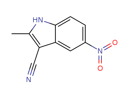 1H-Indole-3-carbonitrile, 2-methyl-5-nitro-