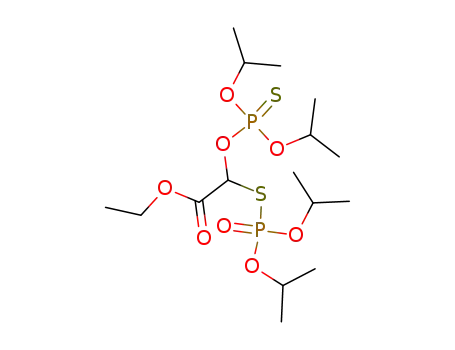 ethyl {[bis(propan-2-yloxy)phosphorothioyl]oxy}{[bis(propan-2-yloxy)phosphoryl]sulfanyl}acetate