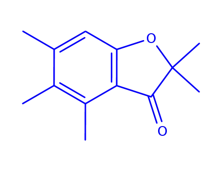 Molecular Structure of 820257-52-1 (3(2H)-Benzofuranone,2,2,4,5,6-pentamethyl-(9CI))