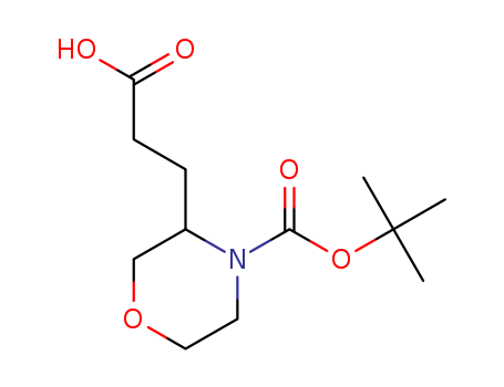 3-(2-CARBOXY-ETHYL)-MORPHOLINE-4-CARBOXYLIC ACID TERT-BUTYL ESTER
