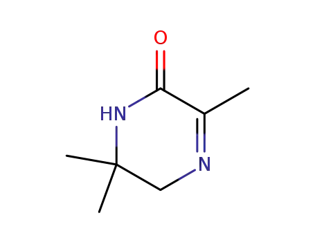 Molecular Structure of 82043-98-9 (2(1H)-Pyrazinone,5,6-dihydro-3,6,6-trimethyl-(9CI))