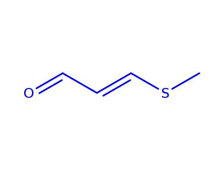 2-Propenal,3-(methylthio)-